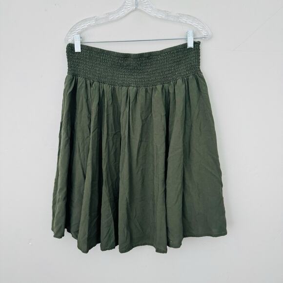 Torrid Green Knee Length Peasant Skirt Women’s Size 2X - Picture 6 of 7